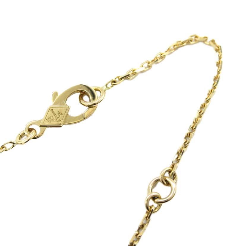 Van Cleef & Arpels 18K Yellow Gold and Onyx Vintage Alhambra Pendant Necklace Gold Gold Good condition - Box View