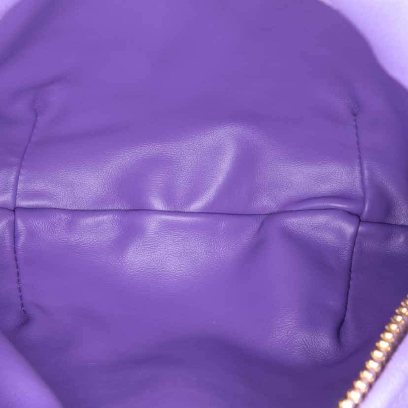 Bottega Veneta Mini Nappa Intrecciato Jodie Purple Leather Good condition - Model View