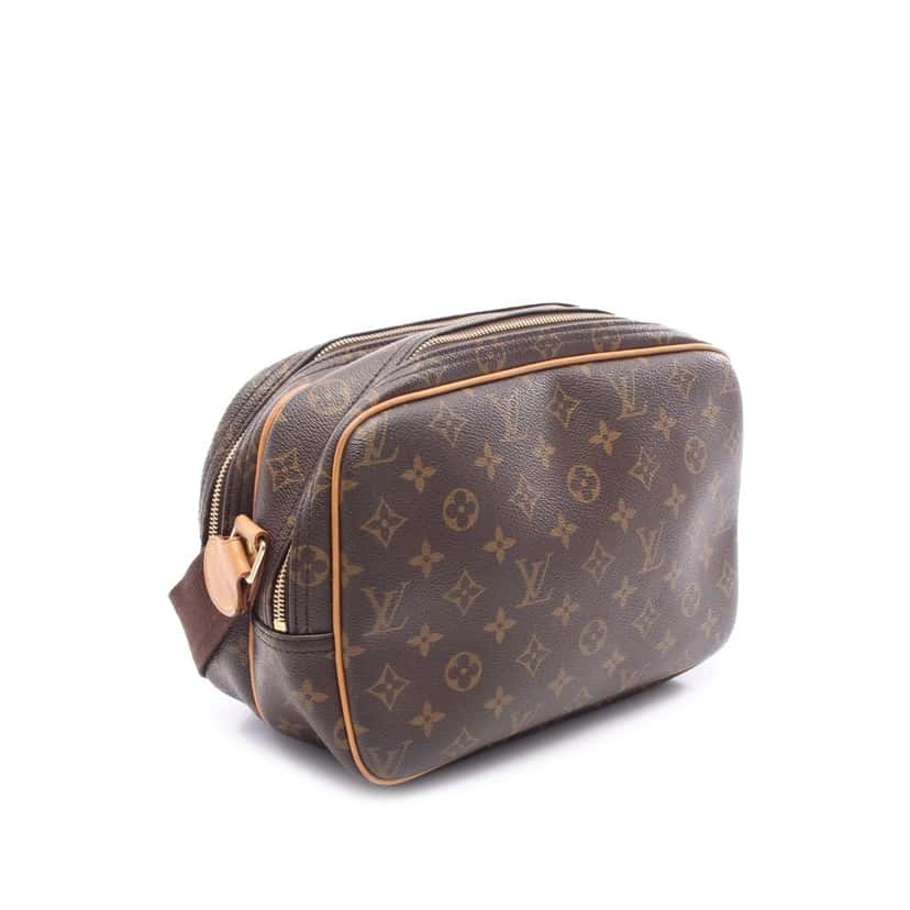 Louis Vuitton Monogram Reporter PM Brown Canvas Good condition - Back View