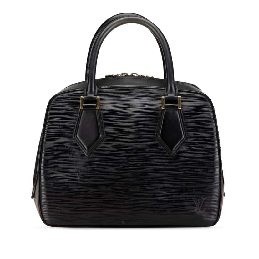 Louis Vuitton Epi Sablons Black Leather Fair condition - Front View