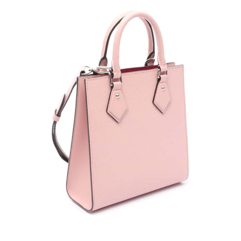 Louis Vuitton Epi Sac Plat BB Pink Leather Good condition - Back View