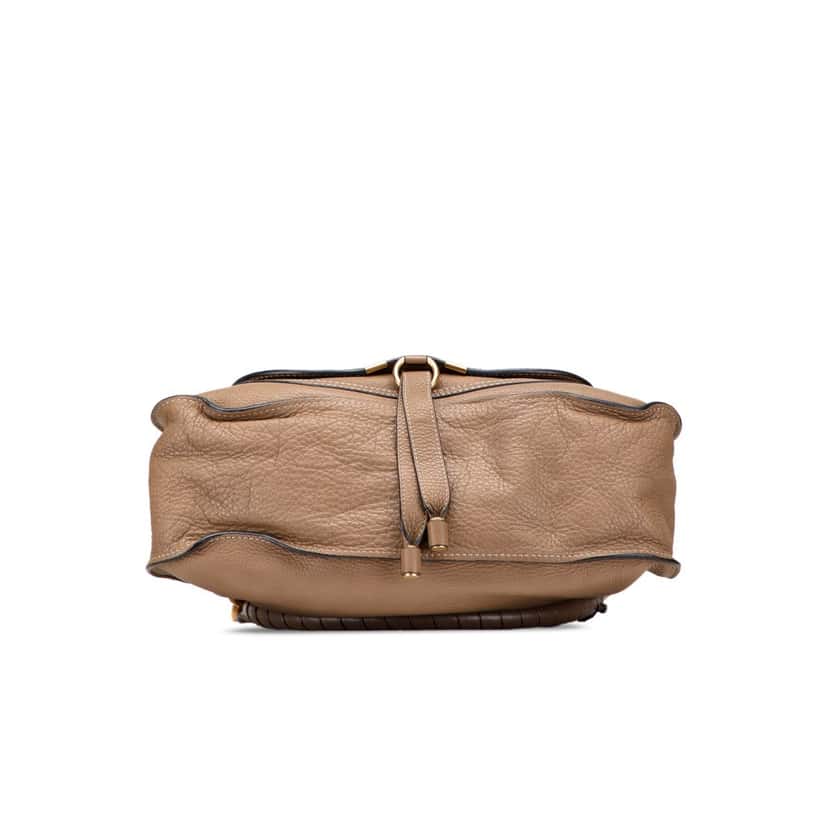 Chloé Medium Leather Marcie Satchel Brown Leather Good condition - Inside View