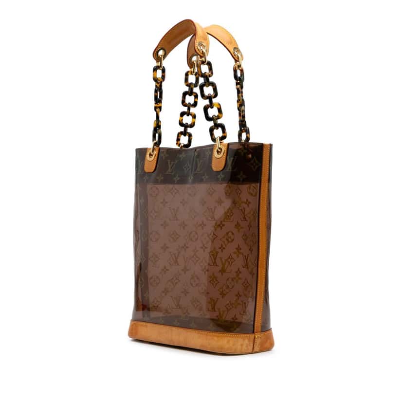 Louis Vuitton Monogram Cabas Sac Ambre MM Brown Good condition - Back View