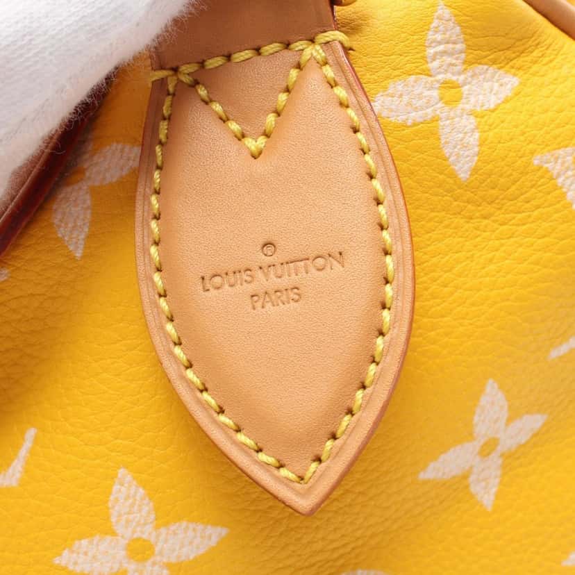 Louis Vuitton Monogram Speedy P9 Bandouliere 40 Yellow Leather Good condition - Model View