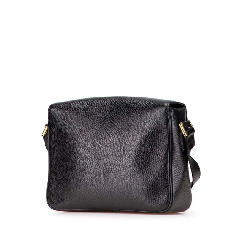 Celine Leather Crossbody Black Leather Good condition - Back View