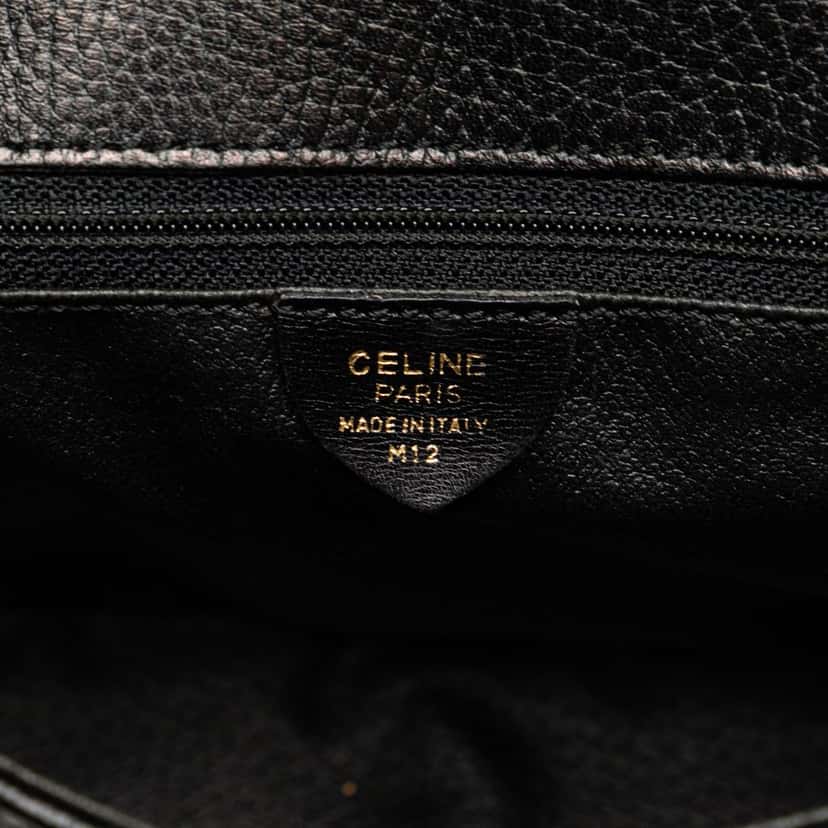 Celine Leather Crossbody Black Leather Good condition - Box View