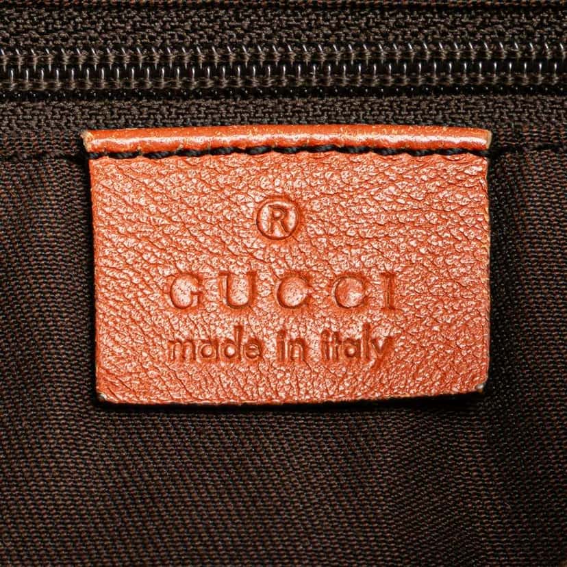 Gucci GG Canvas Abbey D Ring Shoulder Bag Brown Canvas Good condition - Box View