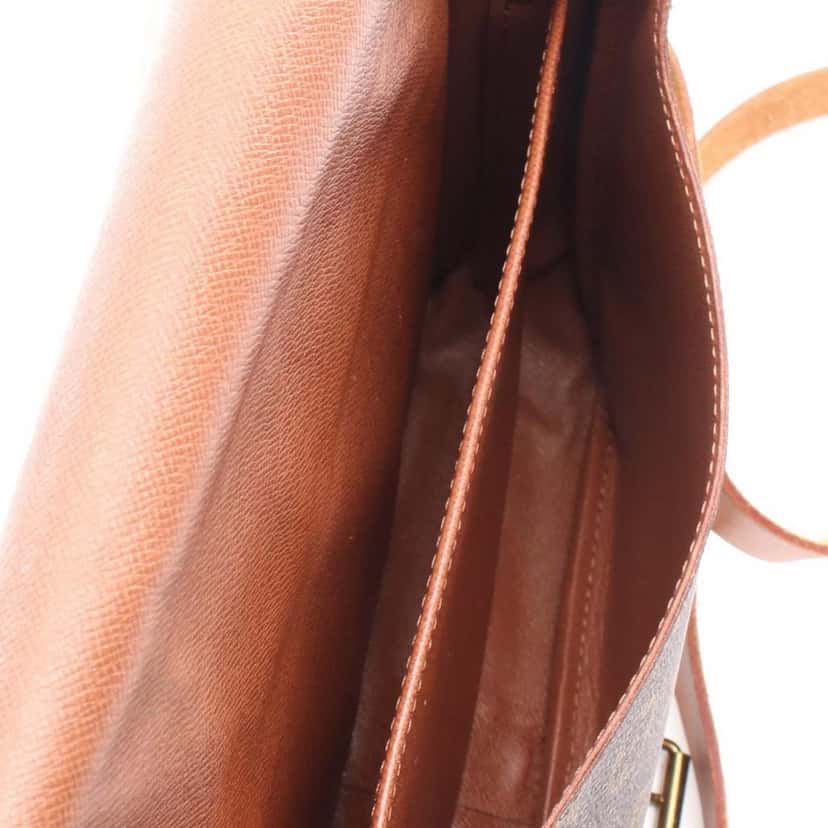 Louis Vuitton Monogram Cartouchiere GM Brown Canvas Good condition - Inside View