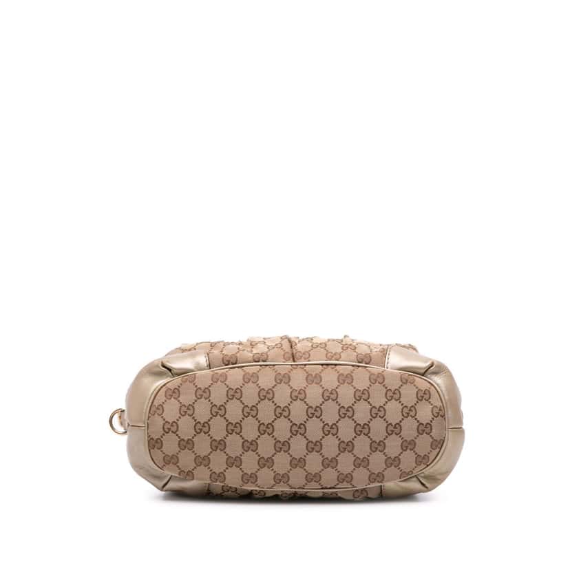 Gucci GG Canvas Sukey Satchel Brown Canvas Good condition - Inside View