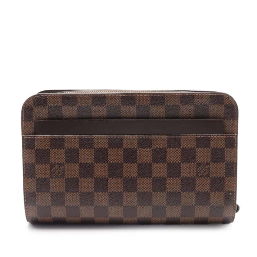 Louis Vuitton Damier Ebene Saint Louis Pochette Brown Canvas Good condition - Front View