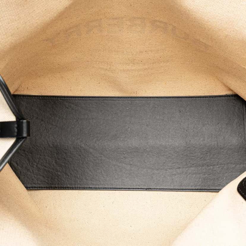 Burberry Canvas Logo Soft Belt Tote Brown Canvas Fair condition - Box View