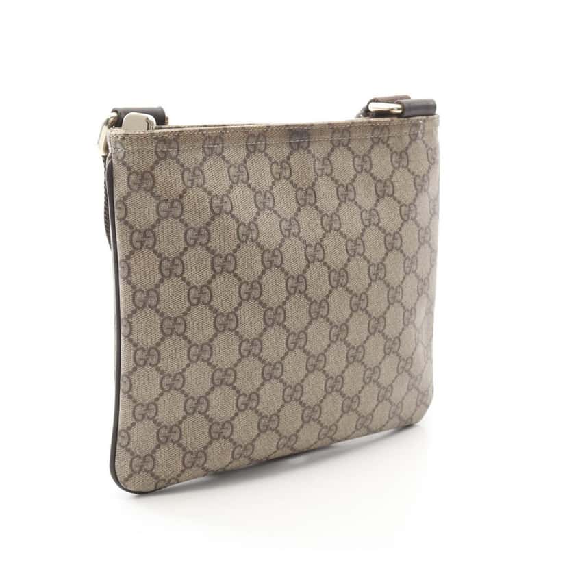 Gucci GG Supreme Crossbody Brown Canvas Good condition - Back View