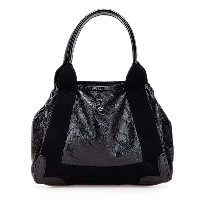 Balenciaga Leather Navy Cabas Tote XS Black Leather Good condition - Front View