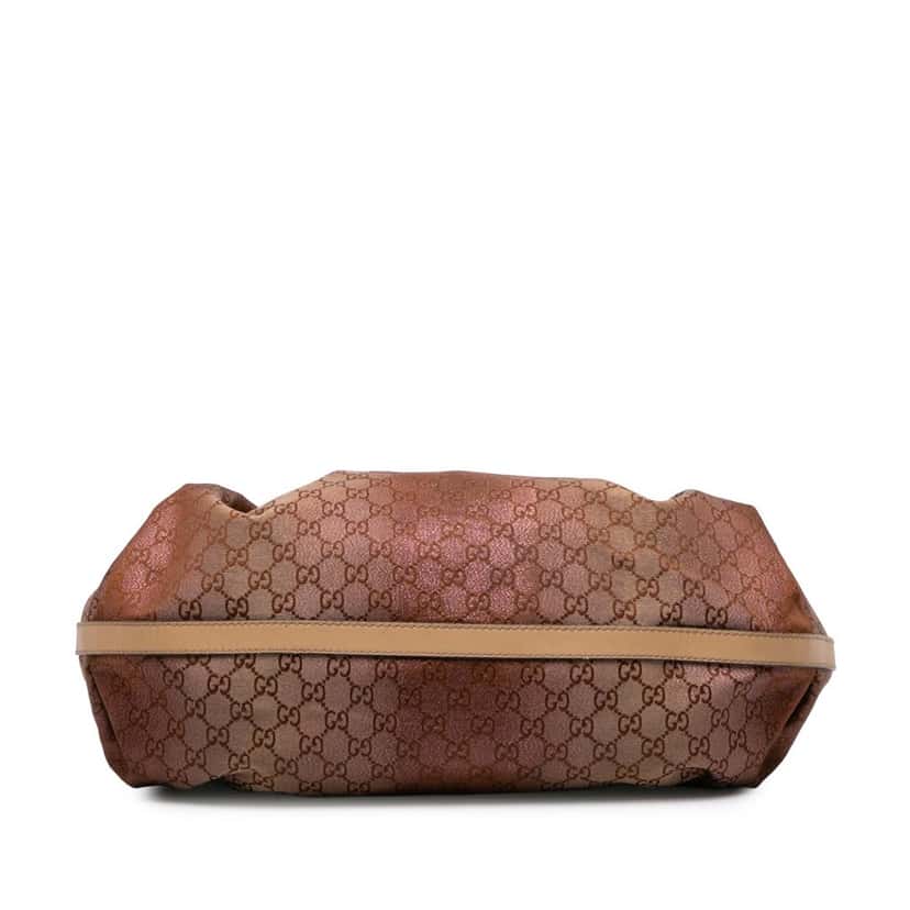 Gucci GG Lurex Scarlett Tote Brown Canvas Good condition - Inside View