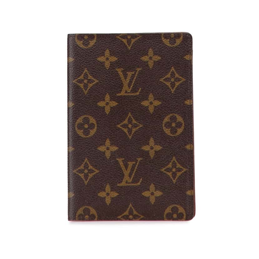 Louis Vuitton Monogram Passport Cover Brown Canvas Good condition - Front View