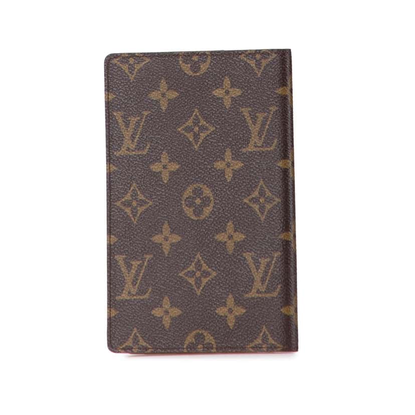 Louis Vuitton Monogram Passport Cover Brown Canvas Good condition - Back View