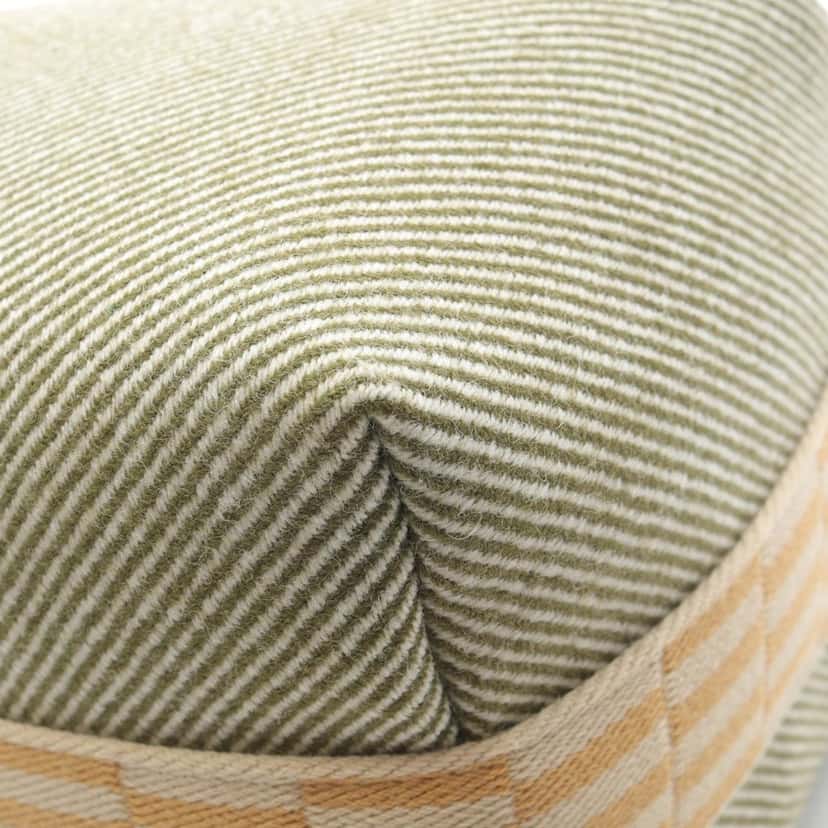 Hermès Large Wool Bride A Brac H Natte Case Green Wool Very good condition - Box View