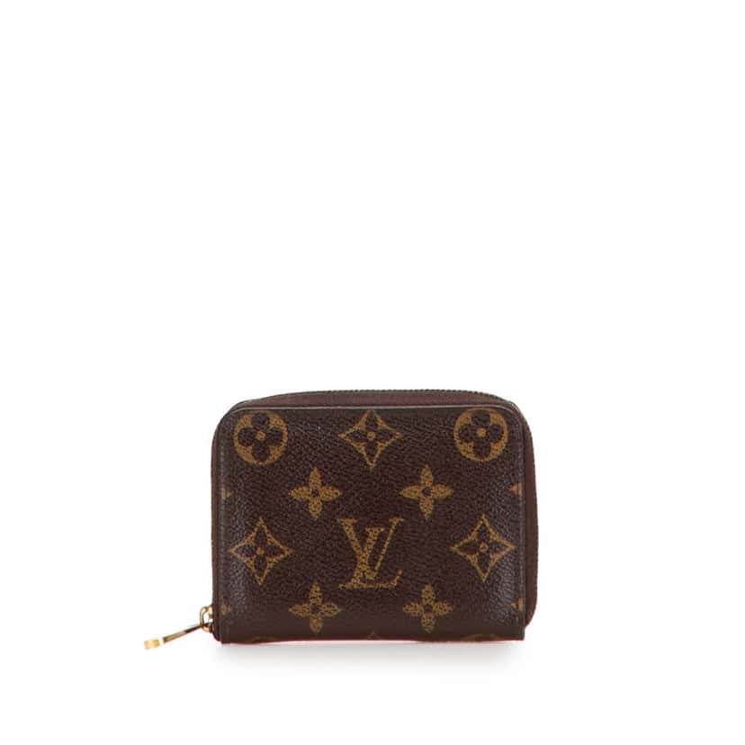 Louis Vuitton Monogram Zippy Coin Purse Brown Canvas Good condition - Front View