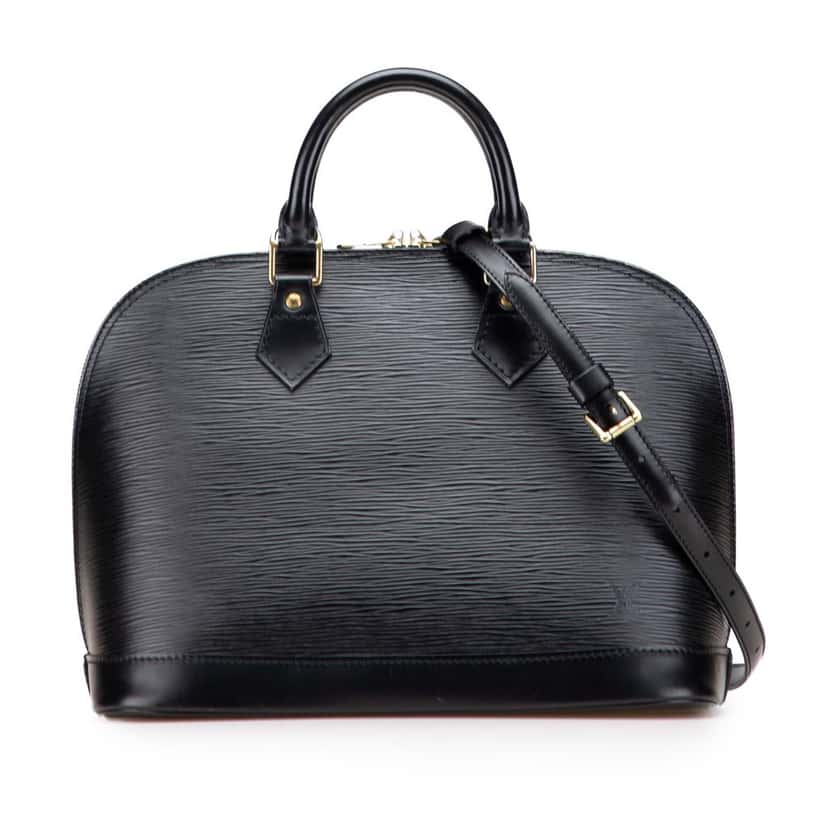 Louis Vuitton Epi Alma PM Black Leather Good condition - Front View