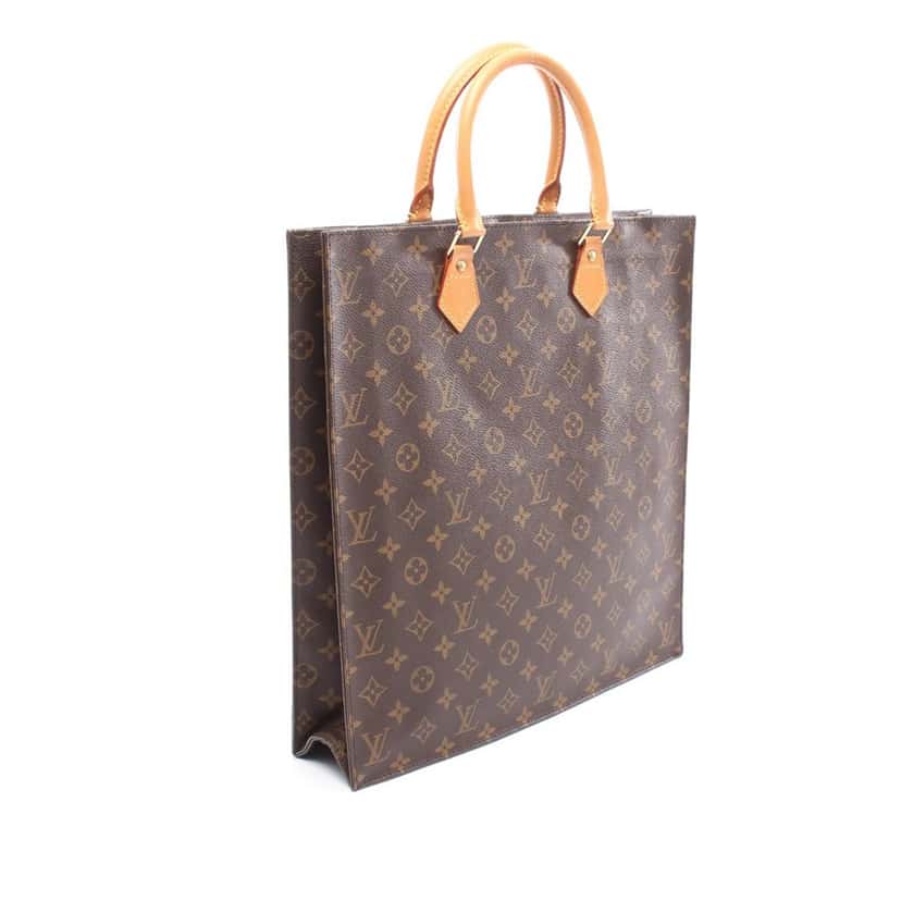 Louis Vuitton Monogram Sac Plat Brown Canvas Good condition - Back View