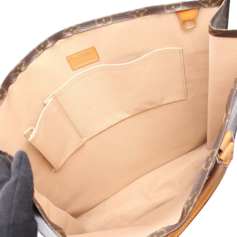 Louis Vuitton Monogram Sac Plat Brown Canvas Good condition - Inside View