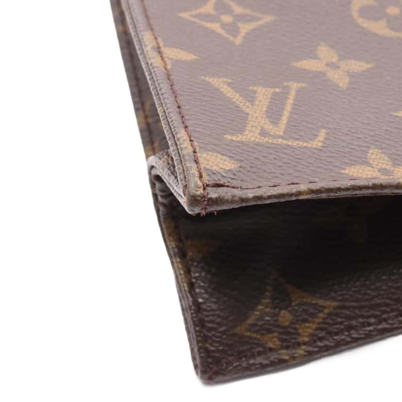 Louis Vuitton Monogram Sac Plat Brown Canvas Good condition - Box View