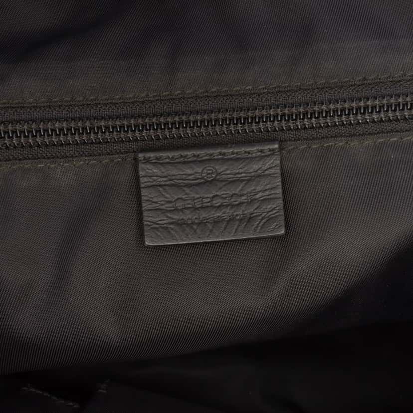 Gucci Guccissima Web Crossbody Black Leather Good condition - Box View