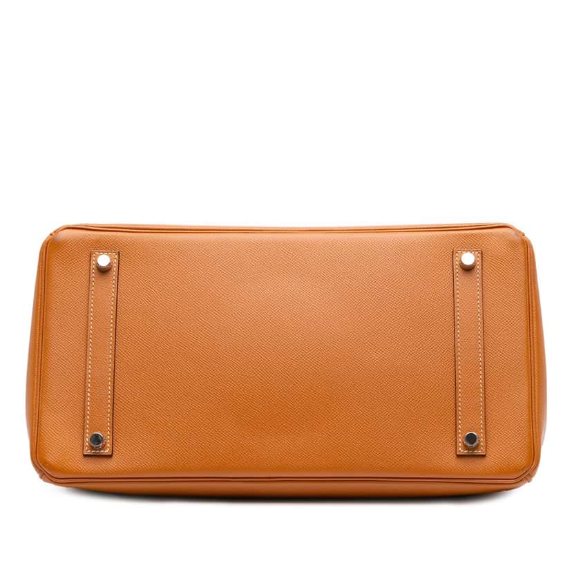 Hermès Epsom Birkin Retourne 35 Brown Leather Good condition - Inside View