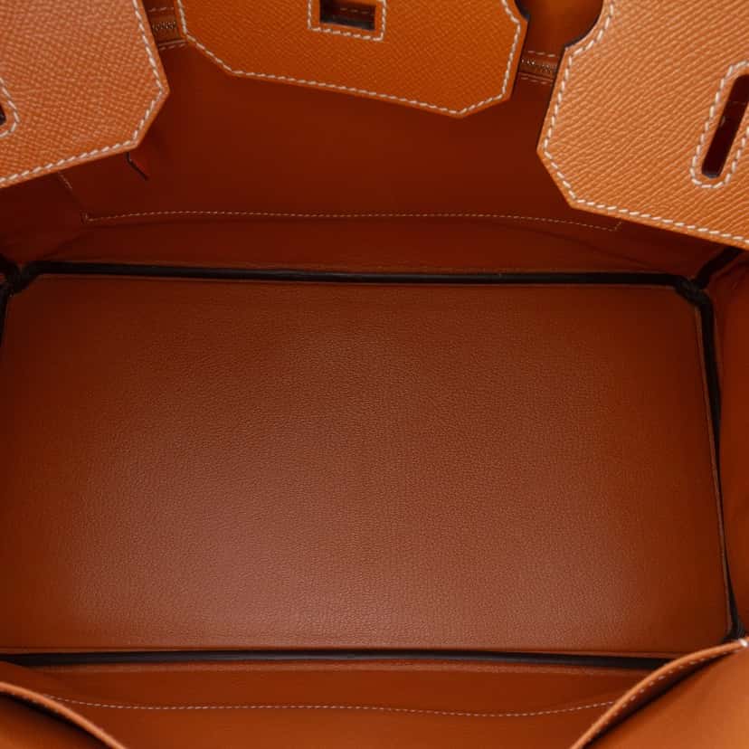 Hermès Epsom Birkin Retourne 35 Brown Leather Good condition - Model View