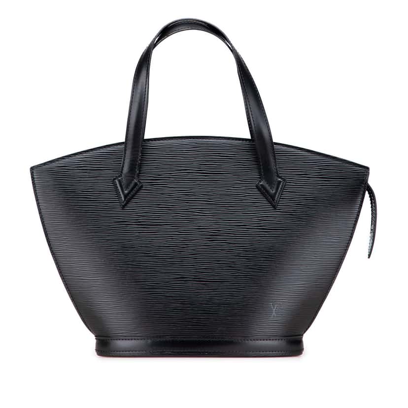 Louis Vuitton Epi Saint Jacques PM Short Strap Black Leather Good condition - Front View