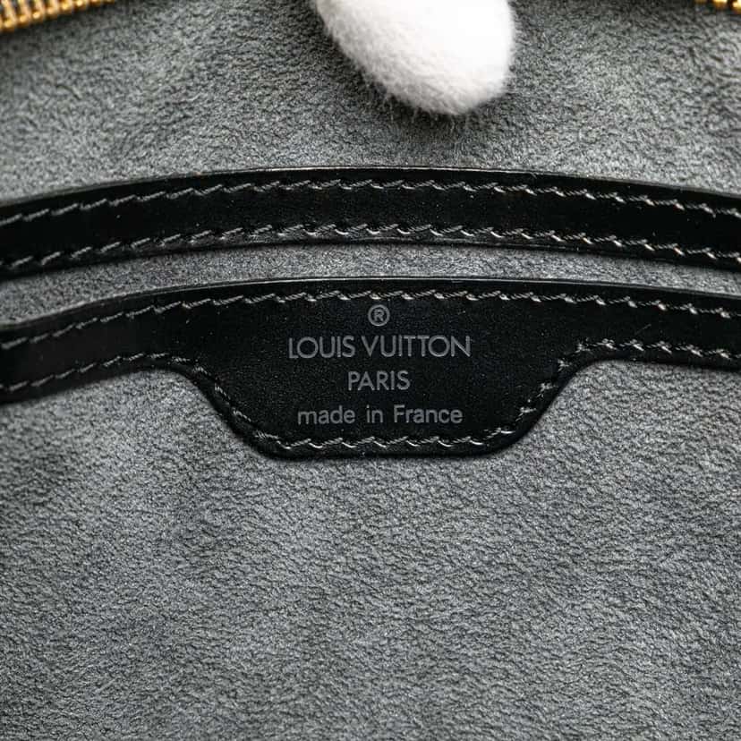 Louis Vuitton Epi Saint Jacques PM Short Strap Black Leather Good condition - Box View