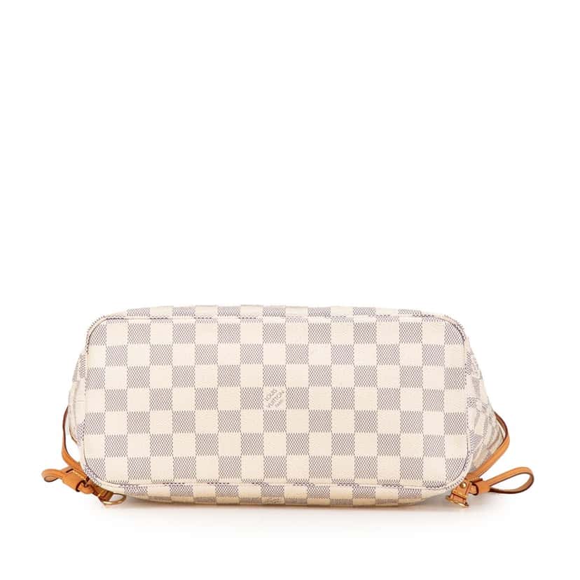 Louis Vuitton Damier Azur Neverfull PM White Canvas Good condition - Inside View