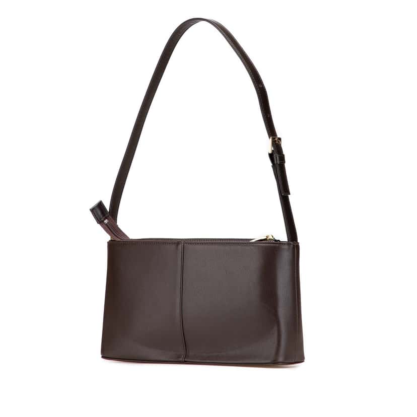 Burberry Leather Shoulder Bag Brown Leather Good condition - Back View