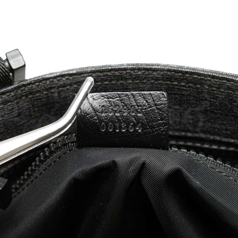 Gucci GG Supreme Crossbody Black Canvas Good condition - Box View