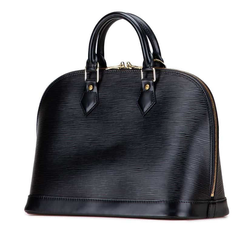 Louis Vuitton Epi Alma PM Black Leather Good condition - Back View