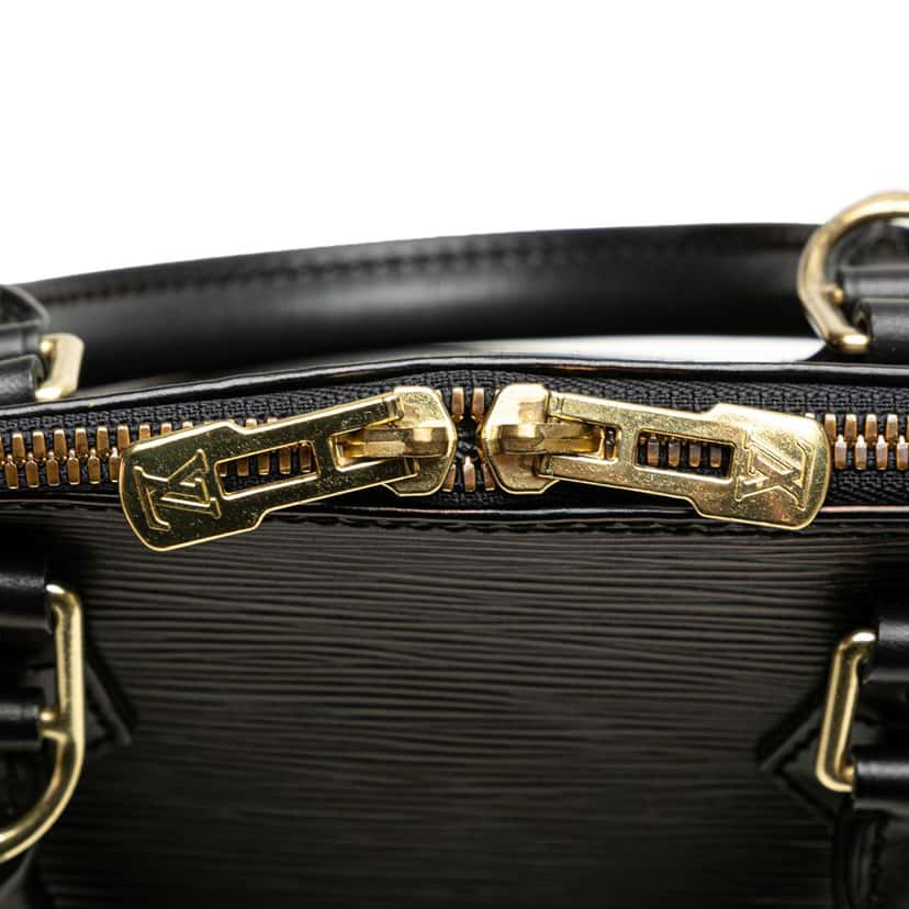 Louis Vuitton Epi Alma PM Black Leather Good condition - Box View