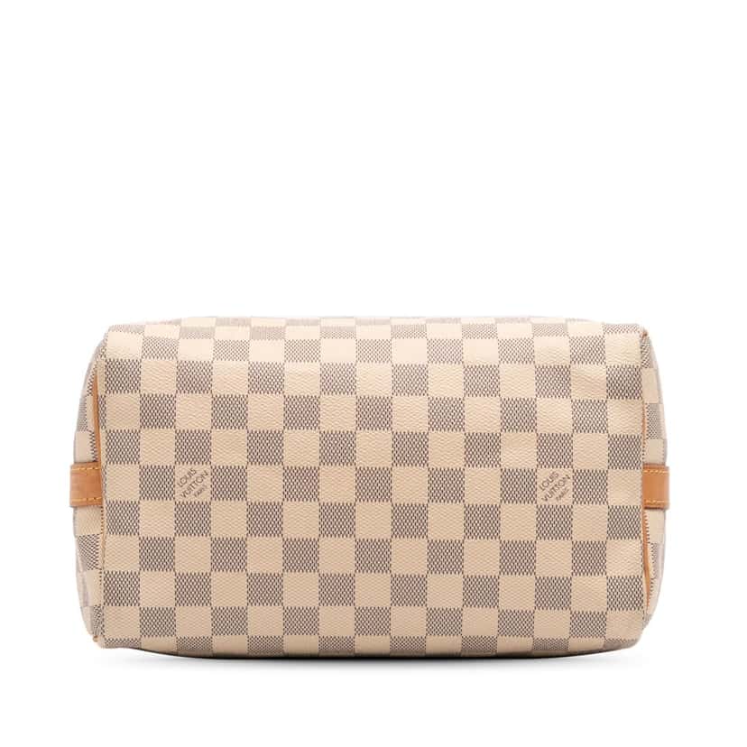 Louis Vuitton Damier Azur Speedy Bandouliere 25 White Canvas Good condition - Inside View