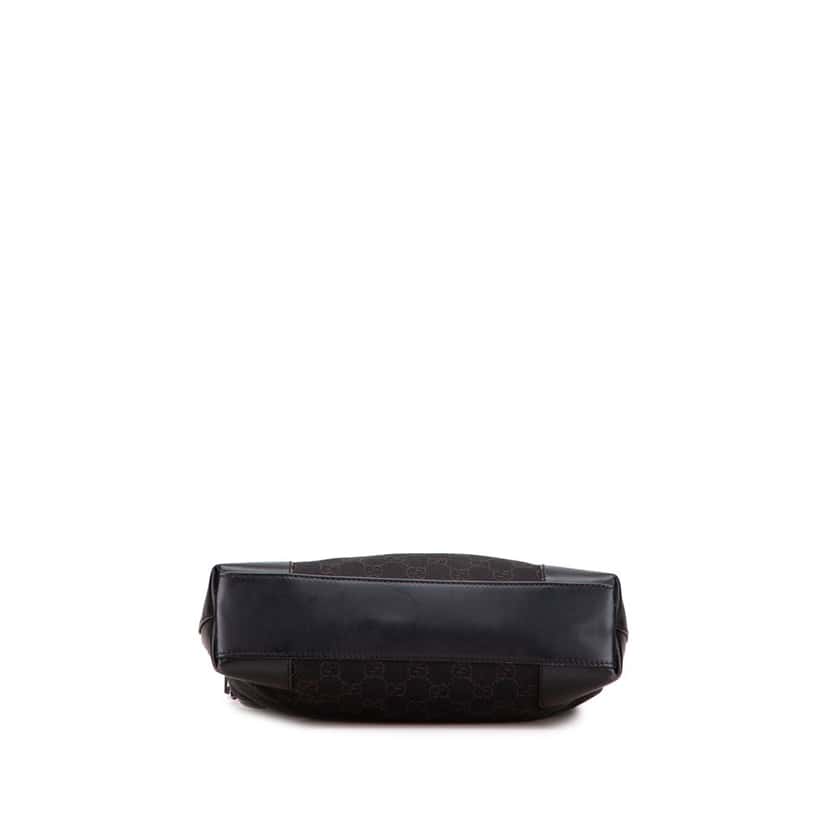 Gucci GG Denim Shoulder Bag Brown Denim Good condition - Inside View