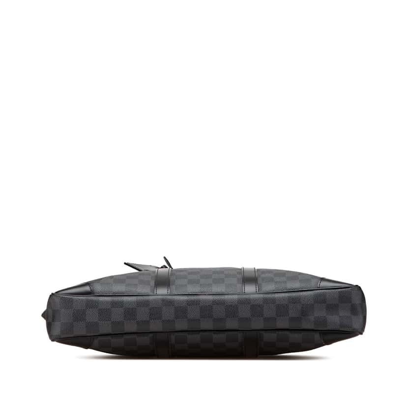 Louis Vuitton Damier Graphite Porte Documents Voyage PM Black Canvas Good condition - Inside View