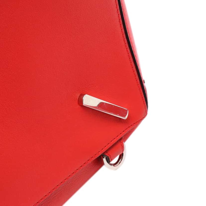 Loewe Large Calfskin Puzzle Satchel Red Leather Good condition - Box View