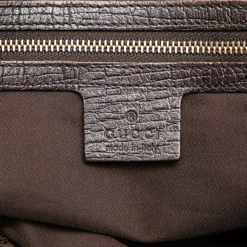 Gucci GG Canvas Jolicoeur Tote Brown Canvas Good condition - Box View