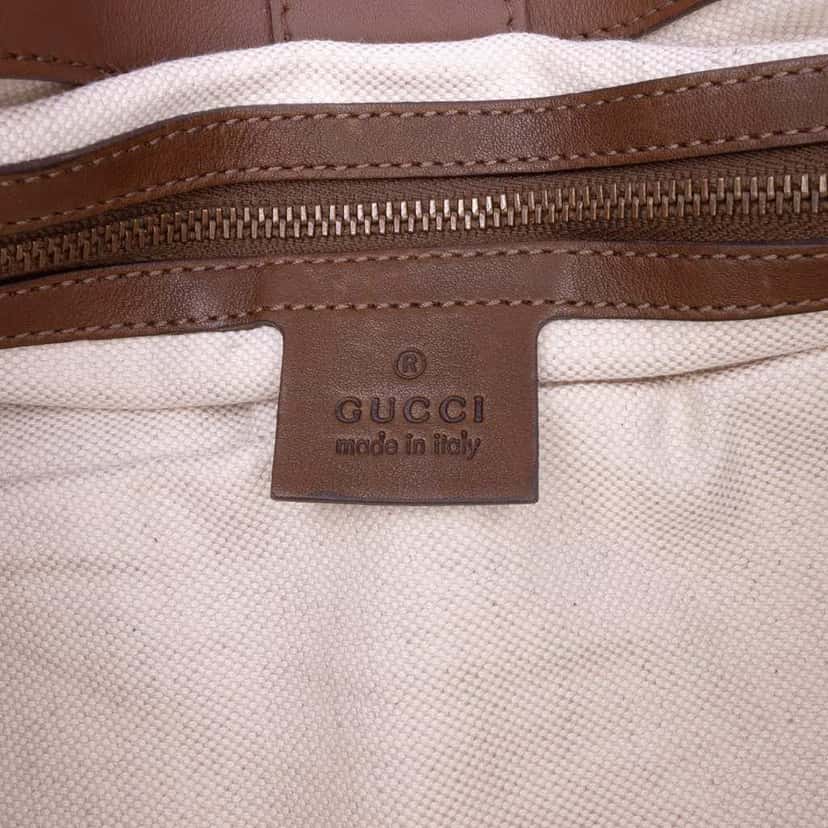 Gucci Leather Smilla Satchel Brown Leather Good condition - Box View