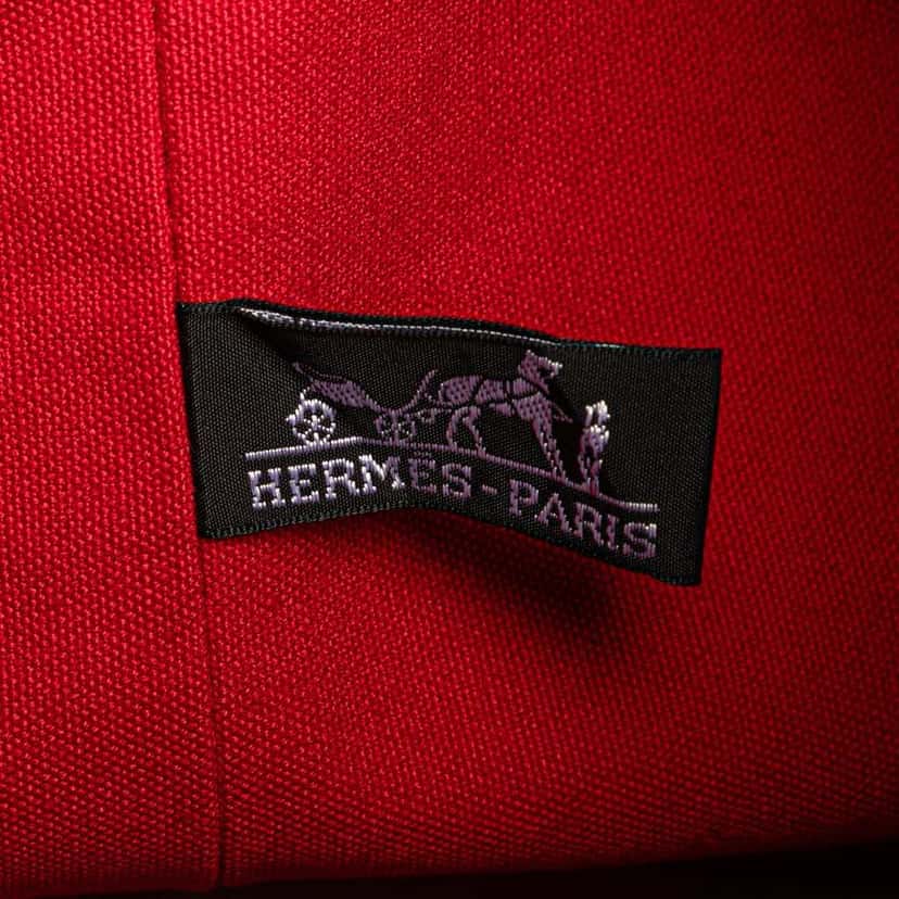 Hermès Toile Polochon Mimile Red Canvas Good condition - Box View