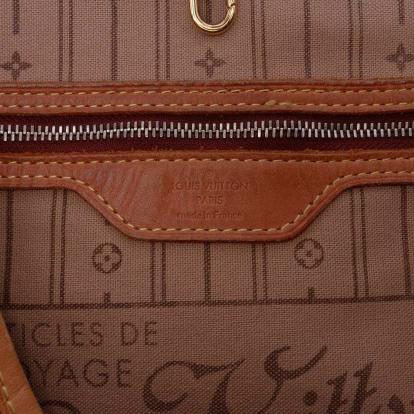 Louis Vuitton Monogram Neverfull MM Brown Canvas Good condition - Box View