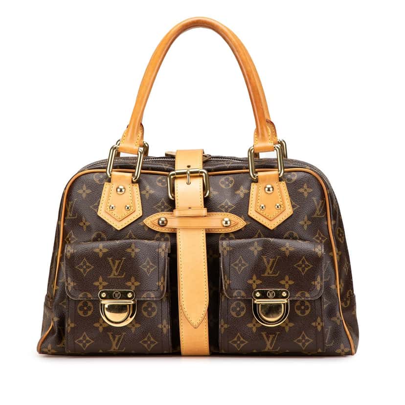 Louis Vuitton Monogram Manhattan GM Brown Canvas Good condition - Front View