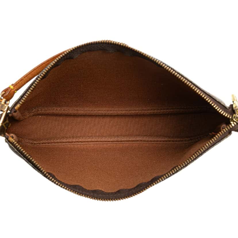 Louis Vuitton Monogram Pochette Accessoires Brown Canvas Good condition - Model View