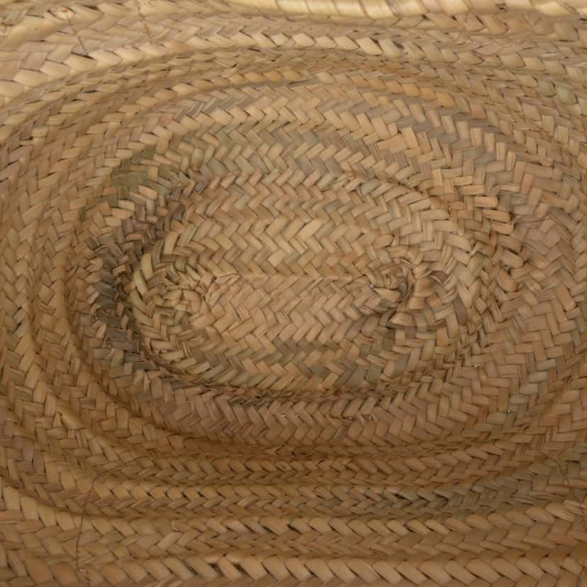 Chloé Medium Raffia Marcie Basket Tote Brown Good condition - Model View