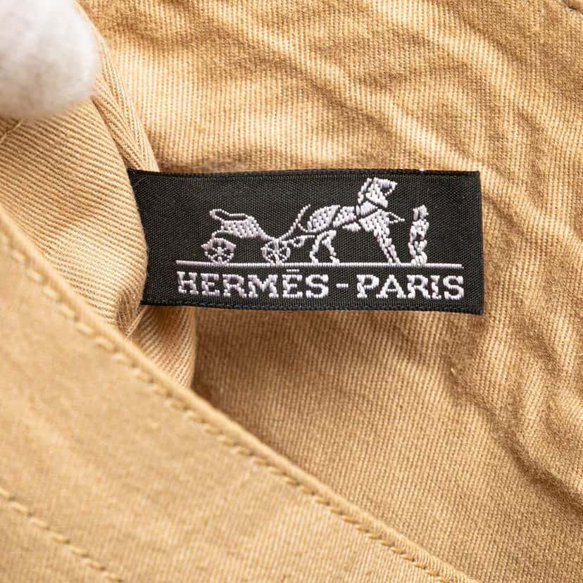 Hermès Polyester and Leather Chennai PM Yellow Leather Good condition - Box View