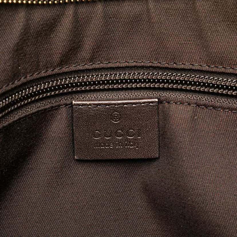 Gucci GG Canvas Web Crossbody Brown Canvas Good condition - Box View