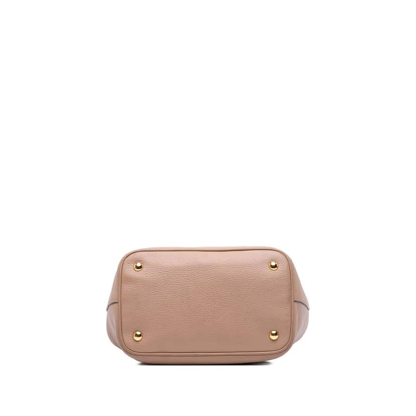 Miu Miu Vitello Phenix Satchel Brown Leather Good condition - Inside View